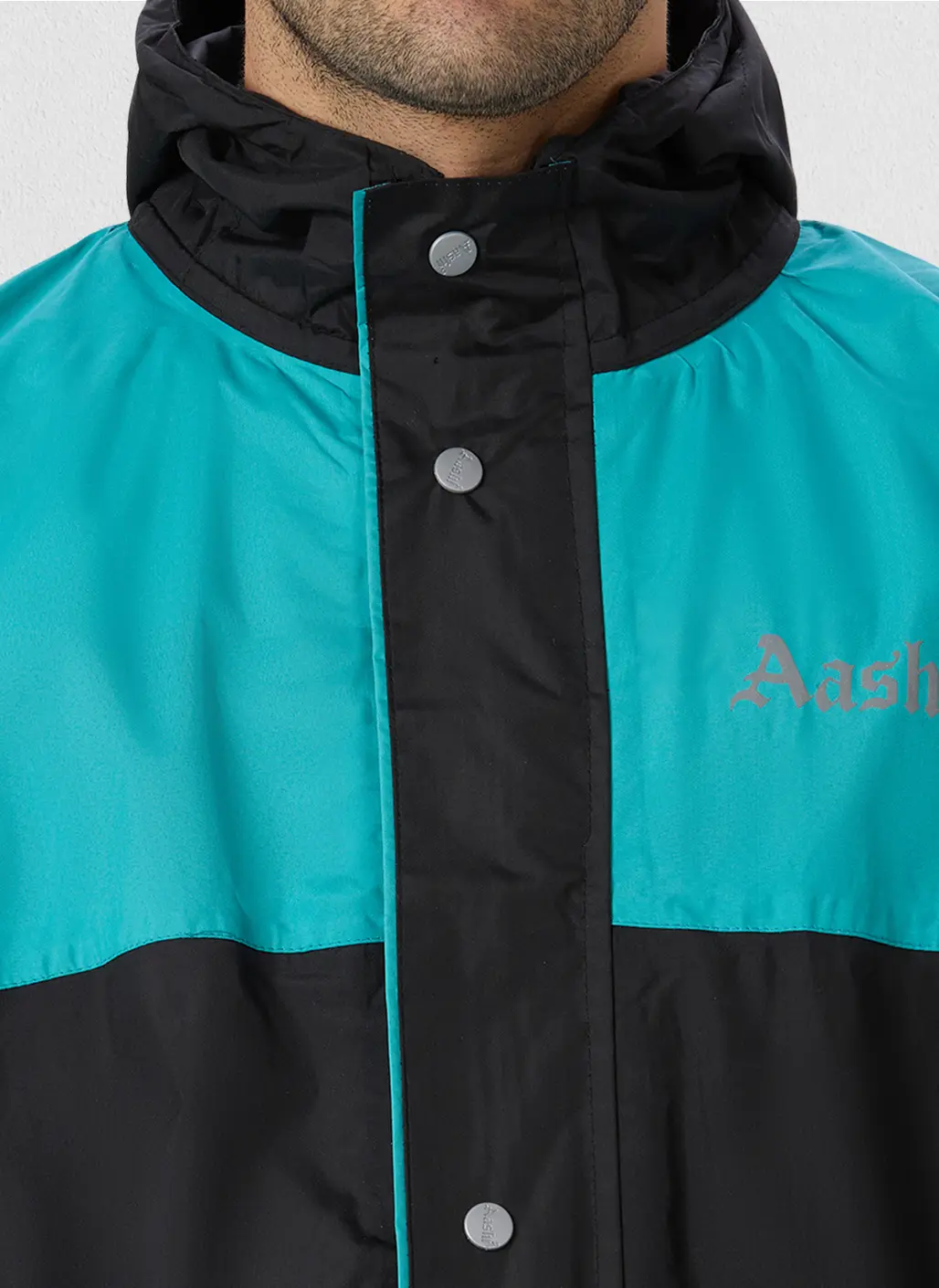 Black & Sky Blue